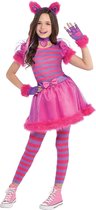 Amscan Verkleedjurk Cheshire Cat Polyester Roze Mt 8-10 Jaar