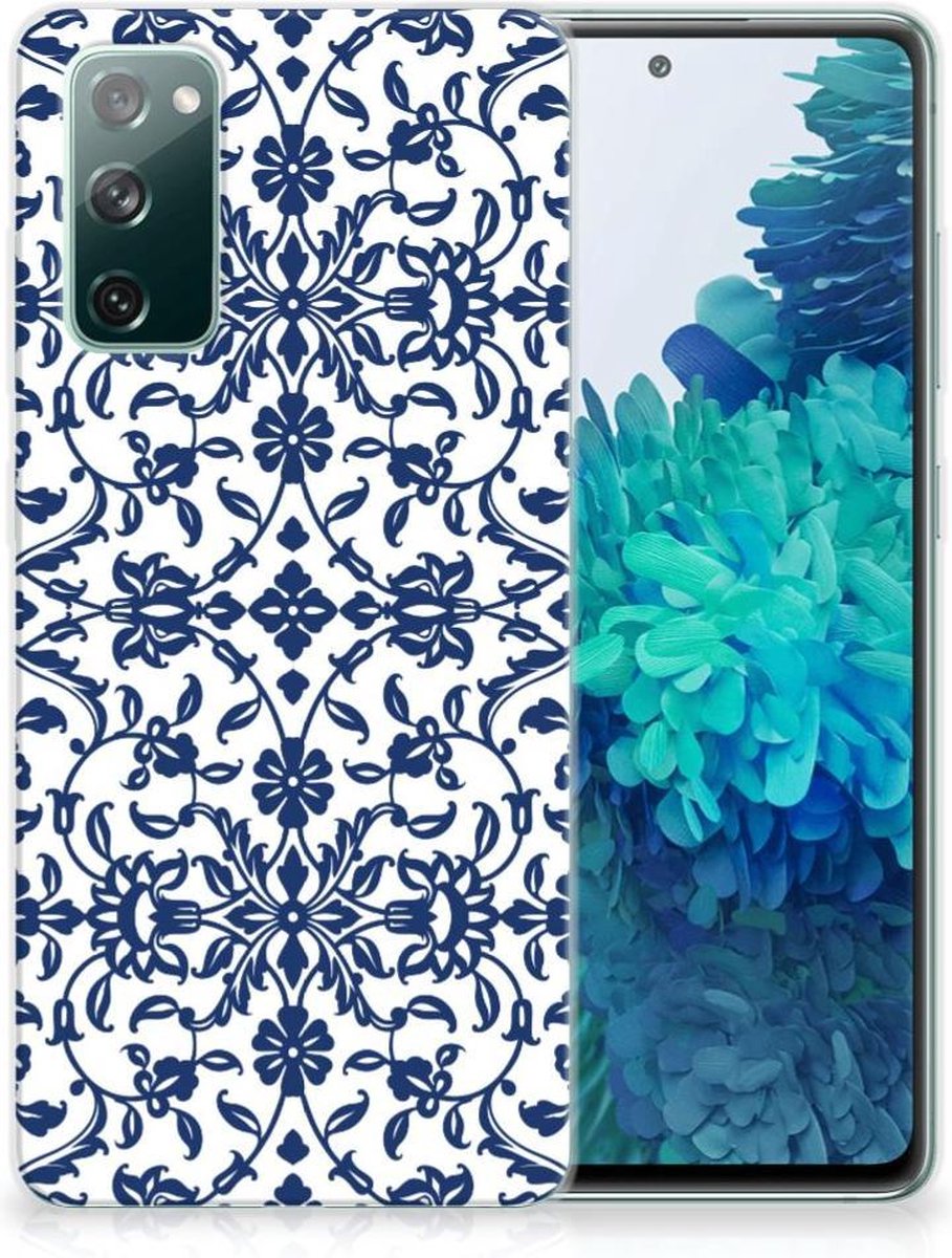 Samsung Galaxy S20 FE TPU Case Flower Blue