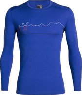 Icebreaker 200 Oasis Ls Crewe Single Line Ski Thermoshirt Heren