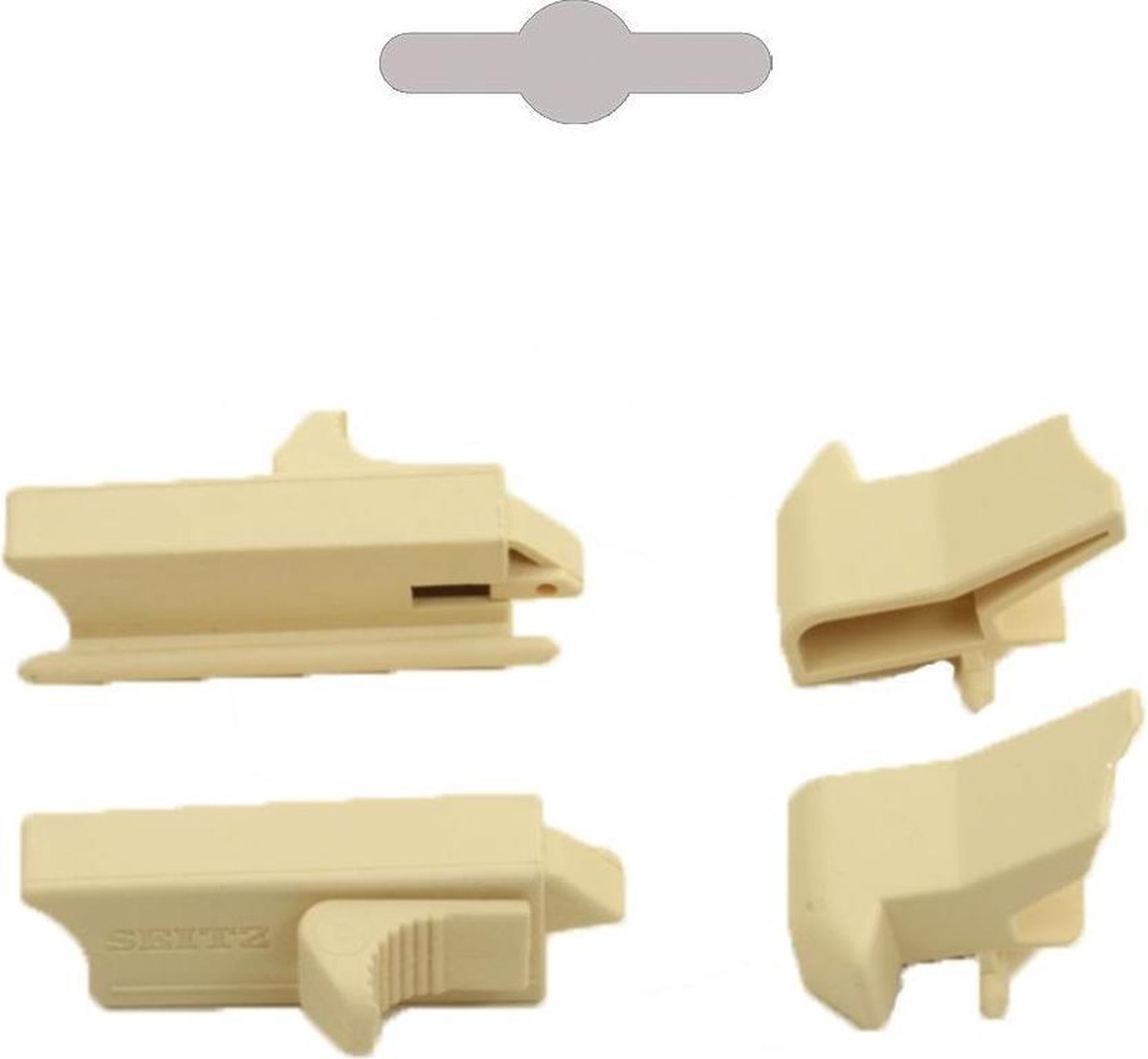 Dometic Seitz Combirollo vergrendeling -BEIGE