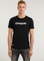 CHASIN' T-shirt Duell Logo Zwart ( 5211.213.137 - E90)