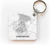 Sleutelhanger - Uitdeelcadeautjes - Stadskaart Alphen aan de Rijn - Plastic