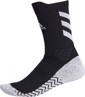 adidas Alphaskin Traxion Crew Sock - sportsokken - zwart - maat 34-36