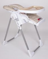 Interbaby Kinderstoel Inklapbaar 55 X 107 Cm Aluminium Beige
