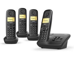 Gigaset A270A - Quattro DECT telefoon met antwoordapparaat - handsfree  functie -... | bol.com