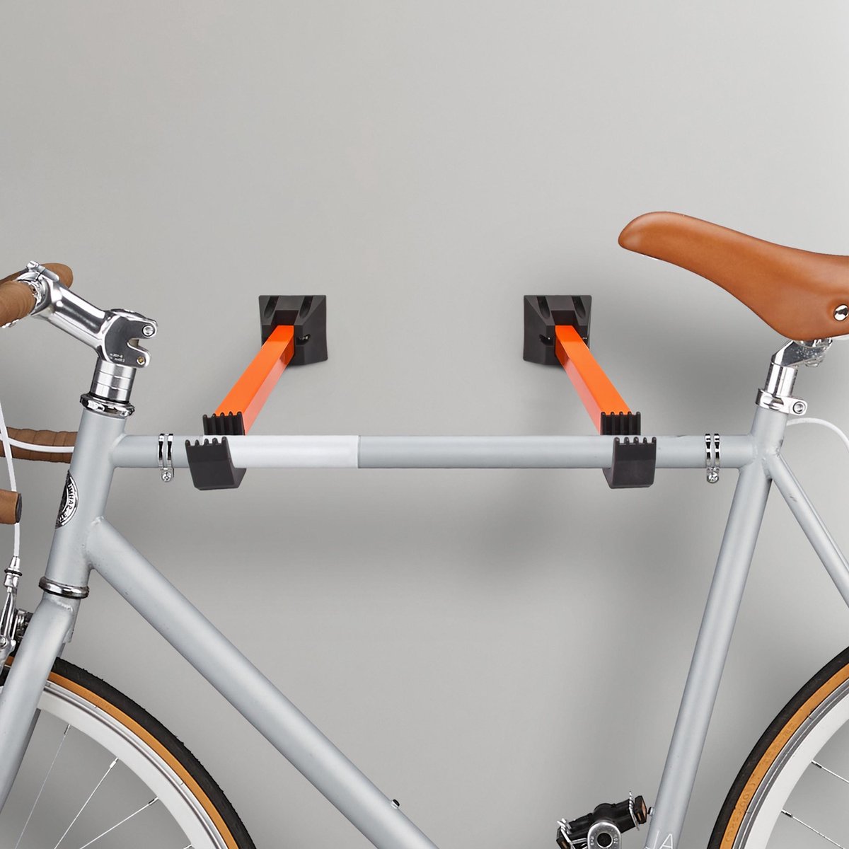 Support Mural Porte-Vélos Avec Vis Et Chevilles - Fixation Universelle Robuste