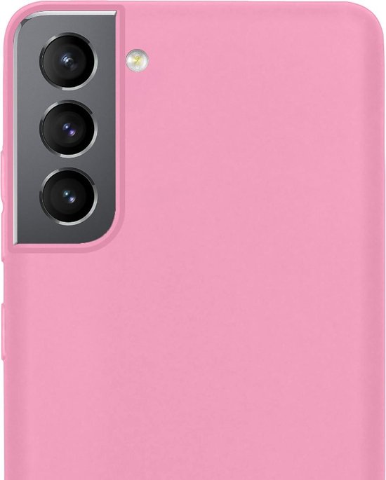 Coque Samsung Galaxy S21 Plus Housse Siliconen Housse Rose - 2x