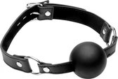 XL Silicone Gag Ball 2" - Gags - black - Discreet verpakt en bezorgd