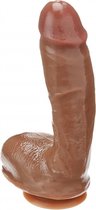 Adam's PleasureSkin Cock - Brown - Realistic Dildos - brown - Discreet verpakt en bezorgd