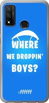 6F hoesje - geschikt voor Huawei P Smart (2020) - Transparant TPU Case - Battle Royale - Where We Droppin' Boys #ffffff