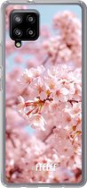 6F hoesje - geschikt voor Samsung Galaxy A42 -  Transparant TPU Case - Cherry Blossom #ffffff