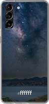 6F hoesje - geschikt voor Samsung Galaxy S21 -  Transparant TPU Case - Landscape Milky Way #ffffff