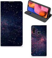 Flip Cover Geschikt voor Samsung Galaxy A20s Smart Cover Hoesje Stars