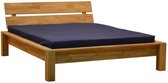 Bed voor volwassenen 180 x 200 cm - Eikenhout - WOODY