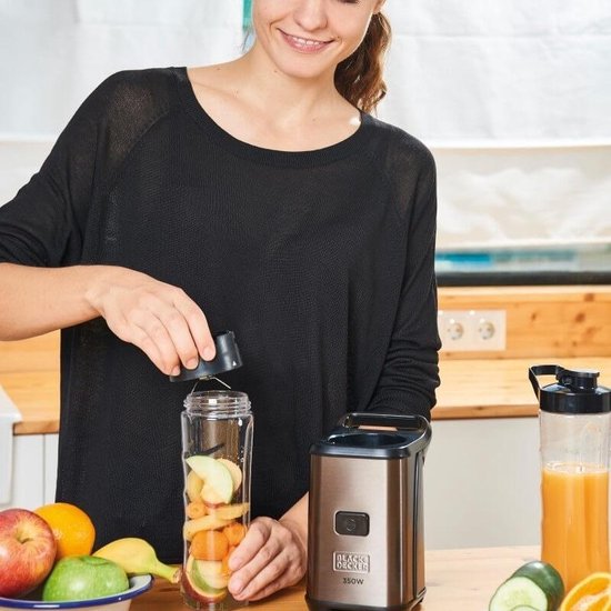 BLACK+DECKER BXJBA350E Staande mixer Grijs, Transparant 350 W van Black+Decker — afbeelding 4