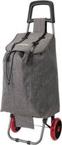 Boodschappentrolley 40 liter - grijs
