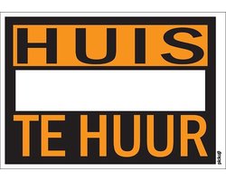 Pickup affiche Huis te huur - 25x35 cm