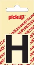 Pickup plakletter Helvetica 40 mm - zwart H