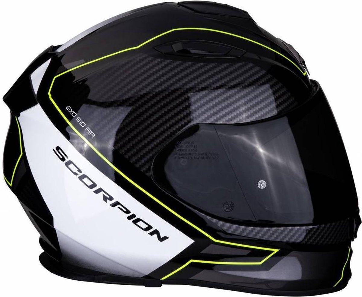 Scorpion EXO-510 Air Frame Zwart Blauw Wit Integraalhelm - Motorhelm - Maat  S | bol.com