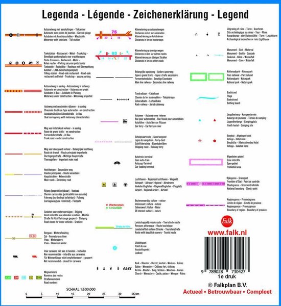 Routiq Autokaart Oostenrijk tab-map - cover