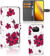 Mobiel Hoesje Xiaomi Poco X3 | Poco X3 Pro Book Case Blossom Red