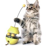 Cats&Co Katten snack voerbal - Geel - Kattenspeelgoed Intelligentie