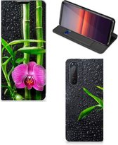 Hoesje Sony Xperia 5 II Wallet Bookcase Orchidee