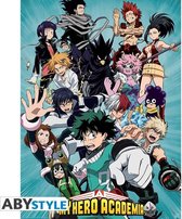 ABYstyle My Hero Academia Heroes  Poster - 38x52cm