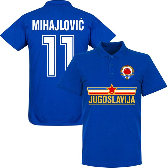 Joegoslavië Mihajlovic Team Polo- Blauw - XXL