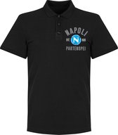 Napoli Established Crest Polo Shirt - Zwart - XL