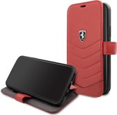 iPhone 11 Pro Bookcase hoesje - Ferrari - Effen Rood - Leer
