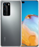 Huawei P40 Pro Hoesje Transparant Siliconen - Huawei P40 Pro Case - Huawei P40 Pro Hoes - Transparant