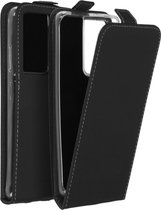 Accezz Flipcase Samsung Galaxy S21 Ultra hoesje - Zwart