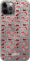 6F hoesje - geschikt voor iPhone 12 Pro - Transparant TPU Case - Cherry's #ffffff