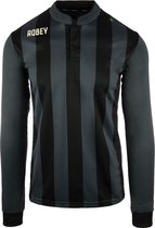 Robey Shirt Winner LS - Voetbalshirt - Black Stripe - Maat M