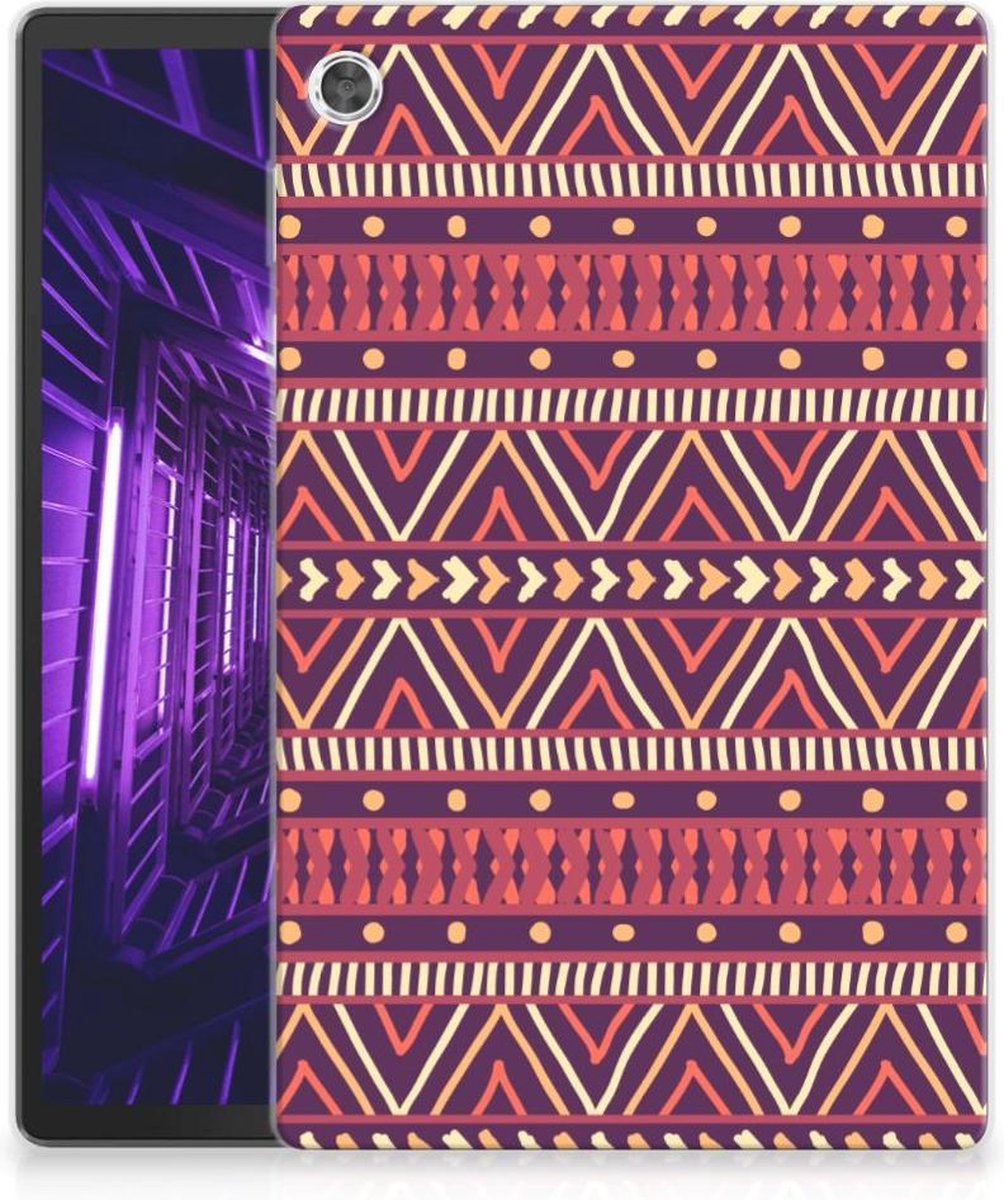 Lenovo Tab M10 Plus Hippe Hoes Aztec Paars