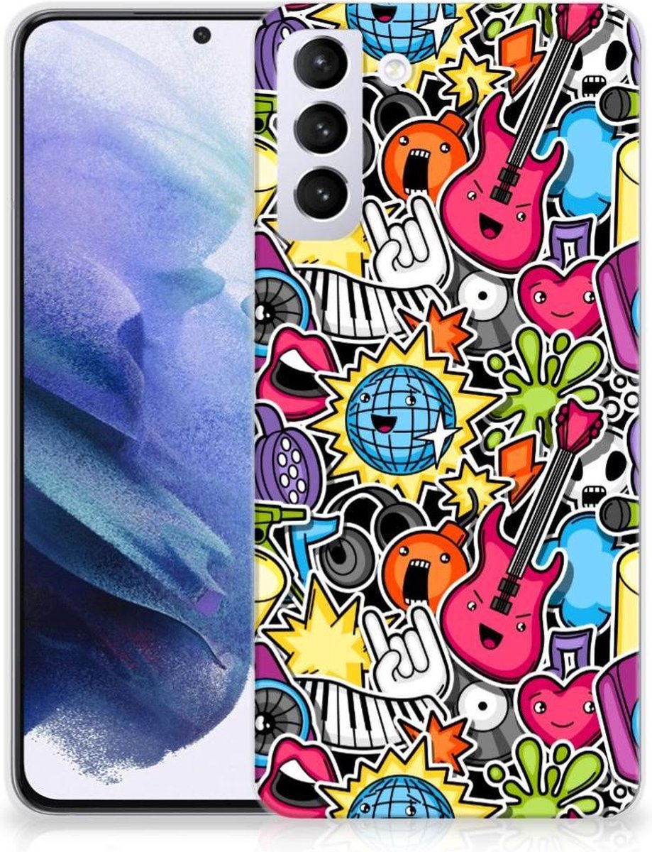 Samsung Galaxy S21 Plus Silicone Back Cover Punk Rock