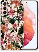 Telefoon Hoesje Samsung Galaxy S21 Leuk TPU Back Case Bloemen