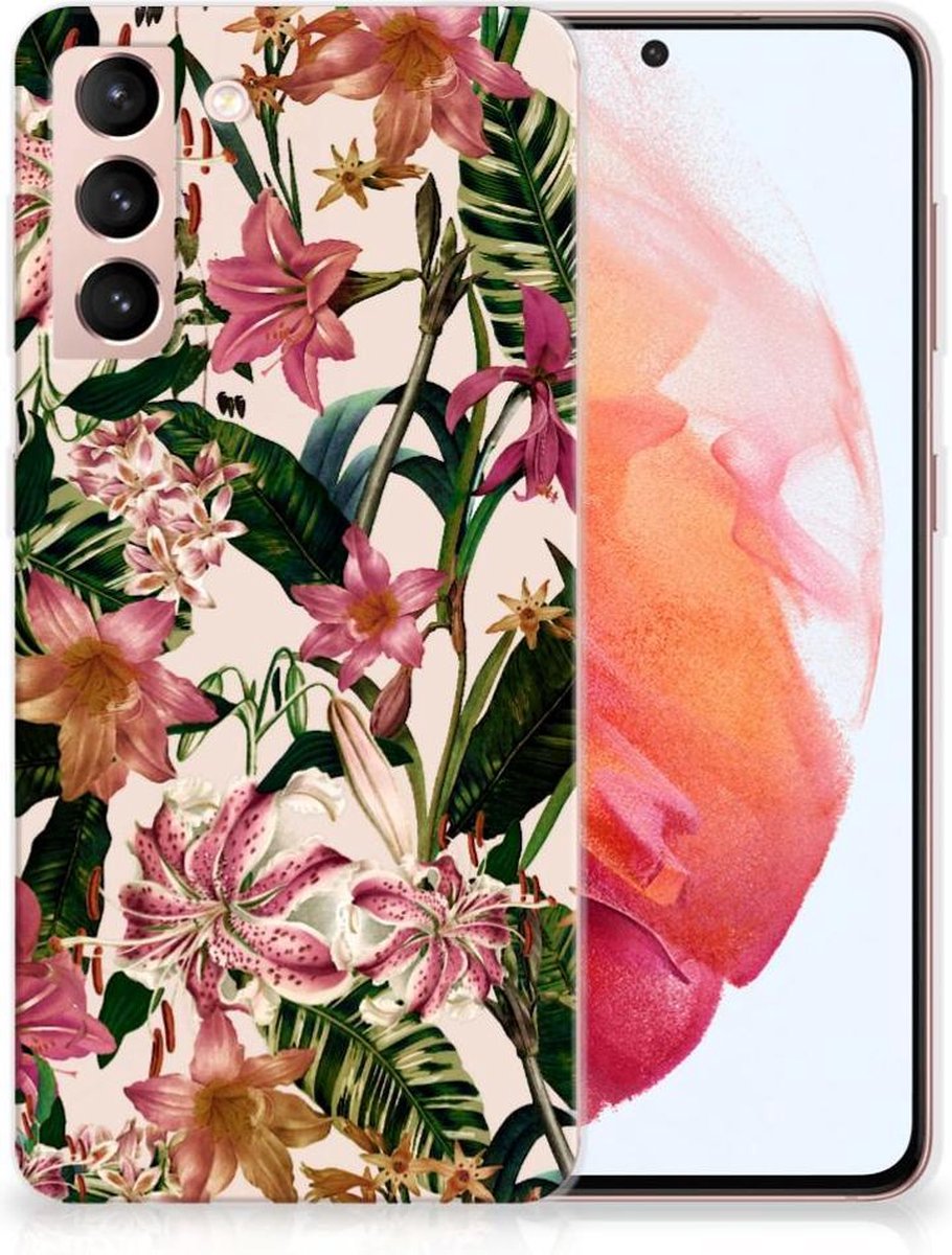 Samsung Galaxy S21 TPU Case Flowers