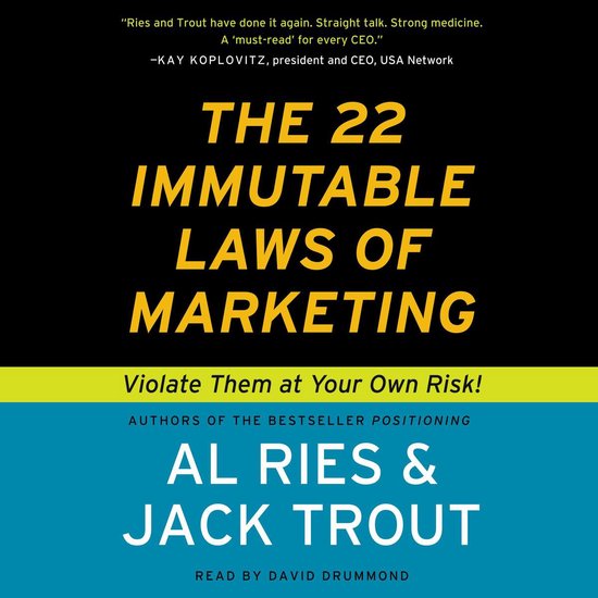 The 22 Immutable Laws of Marketing - cover