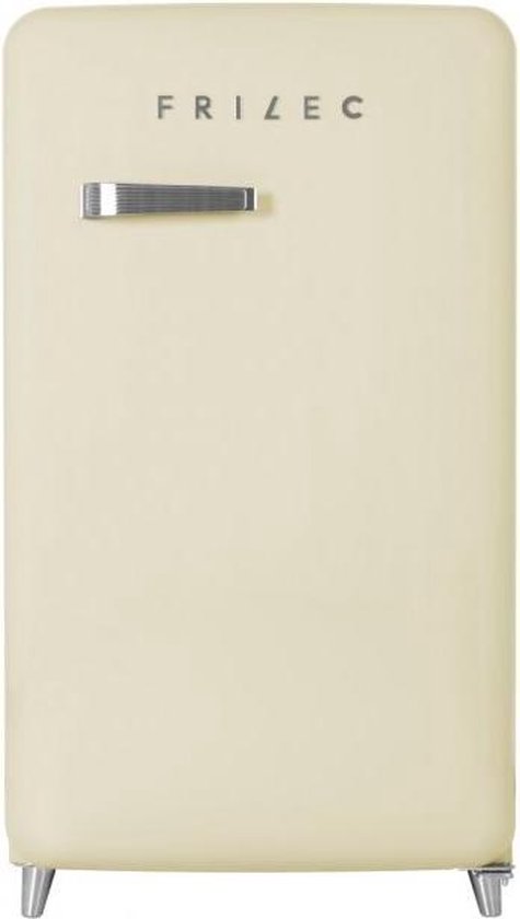 Koelkast: Frilec BERLIN168-9 - Retro Kastmodel koelkast - Crème, van het merk Frilec