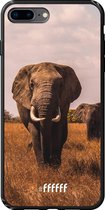 iPhone 7 Plus Hoesje TPU Case - Elephants #ffffff