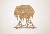 Wanddecoratie - Hond - Duitse staande hond 1 - S - 48x45cm - Eiken - muurdecoratie - Line Art