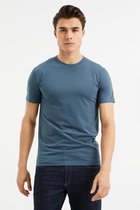 WE Fashion Heren slim fit T-shirt