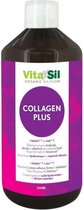 Vitasil Collagen Plus - Supplement - Huidveroudering - Voedingssupplement met hyaluronzuur – 500 ml