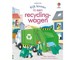 Een recyclingwagen