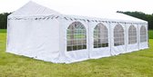 Partytent 12x6 PVC - Professional | Grijs / wit