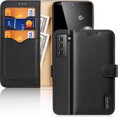 Dux Ducis Hivo Series Samsung Galaxy S21 Plus Hoesje Book Case Zwart