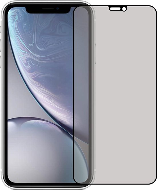 Tempered Glass Privacy iPhone XR - Vitre de protection d'écran