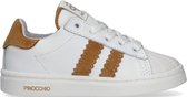 Pinocchio P1834 Lage sneakers - Leren Sneaker - Meisjes - Wit - Maat 24